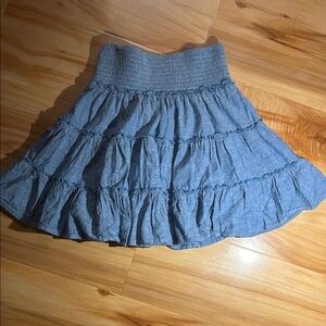 American Eagle Outfitters Blue A-Line Skirt